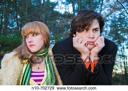 Young couple together outside. View Large Photo Image Stock Photo - Young couple together outside.. Fotosearch