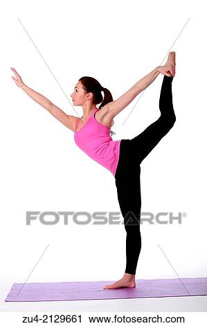 Young female model performing yoga asanas. View Large Photo Image Stock Image - Young female model performing yoga asanas.. Fotosearch