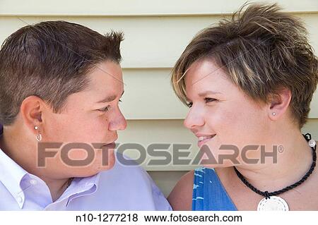 Young gay female couple View Large Photo Image Stock Photo - Young gay female couple. Fotosearch