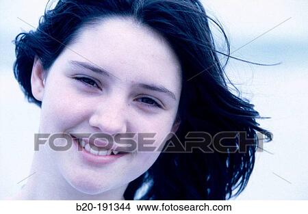 Picture - Young girl, 13 years old. Fotosearch