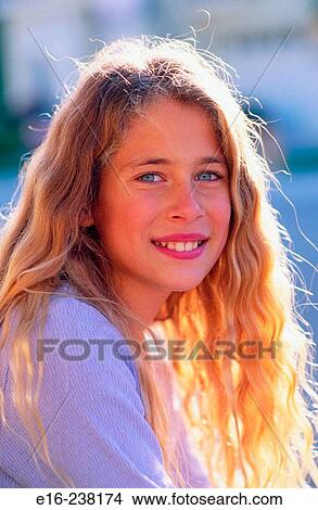 Picture - young girl. Fotosearch