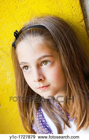 Stock Photo - Young girl portrait. Fotosearch