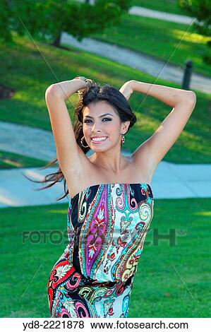 Young girl posing in the South Point, Miami Beach, Florida, USA View Large Photo Image Stock Photo - Young girl posing in the South Point, Miami Beach, Florida, USA. Fotosearch