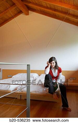 Young girl relaxing in a Villa at Aranzazu, Aizkorri Natural Park, near Oati. Gipuzkoa, Basque Country, Spain View Large Photo Image Stock Photography - Young girl relaxing in a Villa at Aranzazu, Aizkorri Natural Park, near Oati. Gipuzkoa, Basque Country, Spain. Fotosearch