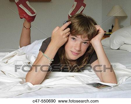Stock Image - Young girl. Fotosearch