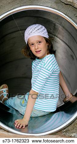 Stock Image - Young girl. Fotosearch