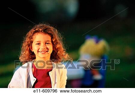 Stock Photograph - Young girl. Fotosearch