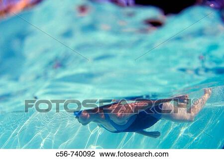 Young girl underwater View Large Photo Image Stock Image - Young girl underwater. Fotosearch
