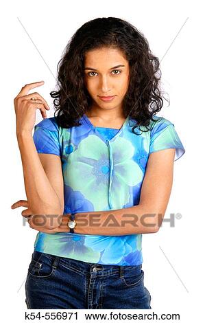Young girl with curly hairs. View Large Photo Image Stock Image - Young girl with curly hairs.. Fotosearch