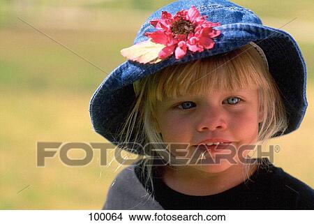 Young girl with hat View Large Photo Image Picture - Young girl with hat. Fotosearch