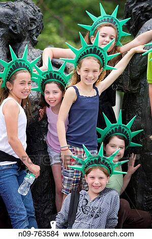 Young girls, New York City, USA View Large Photo Image Picture - Young girls, New York City, USA. Fotosearch