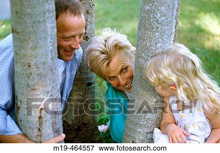 young grandparents with their grandaughter View Large Photo Image Stock Photo - young grandparents with their grandaughter. Fotosearch