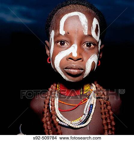 Young Hamer boy, Southern Ethiopia View Large Photo Image Picture - Young Hamer boy, Southern Ethiopia. Fotosearch