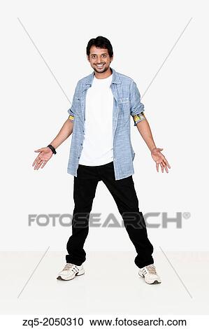 Young happy male in casual dress, Pune India View Large Photo Image Stock Image - Young happy male in casual dress, Pune India. Fotosearch