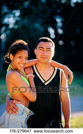 Young hispanic couple. Chelsea. Massachusetts. USA View Large Photo Image Stock Photo - Young hispanic couple. Chelsea. Massachusetts. USA. Fotosearch