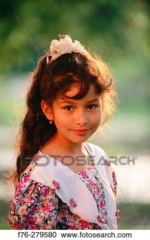 Young hispanic girl View Large Photo Image Stock Image - Young hispanic girl. Fotosearch