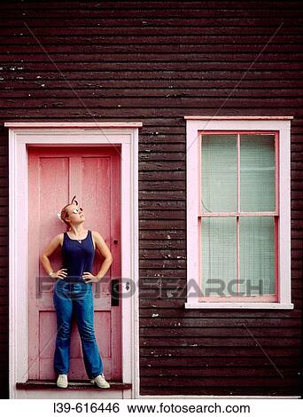 Young lady in Buckland. Massachusetts, USA View Large Photo Image Stock Photograph - Young lady in Buckland. Massachusetts, USA. Fotosearch
