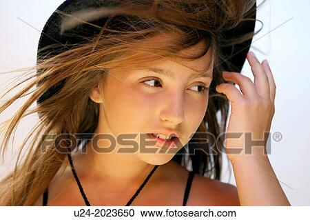Stock Image - Young Lady.. Fotosearch