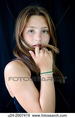 Young Lady. View Large Photo Image Stock Photo - Young Lady.. Fotosearch