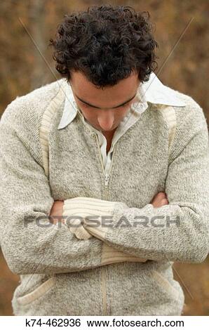 Stock Photograph - young man outdoors. Fotosearch
