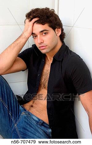 Young man thinking. View Large Photo Image Stock Photo - Young man thinking.. Fotosearch