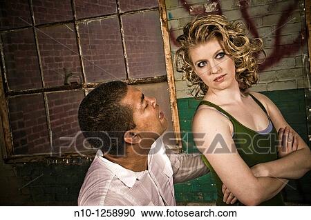 Young mixed race couple View Large Photo Image Stock Image - Young mixed race couple. Fotosearch