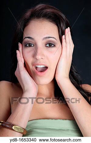 young model posing in the Studio View Large Photo Image Stock Image - young model posing in the Studio. Fotosearch