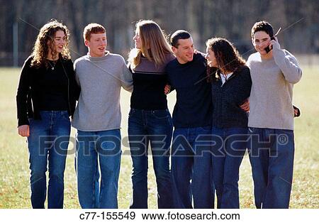 Stock Photo - Young people. Fotosearch