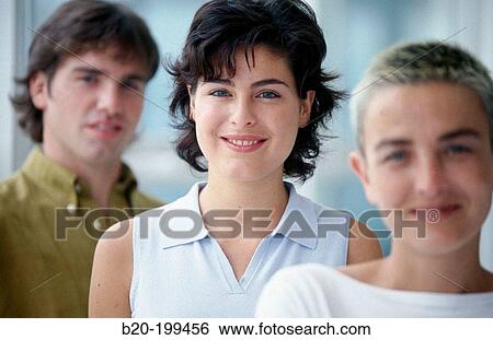 Stock Photograph - Young people. Fotosearch