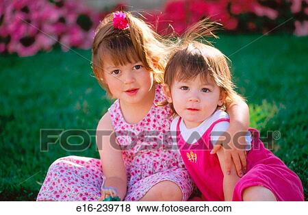 young sisters View Large Photo Image Stock Photo - young sisters. Fotosearch