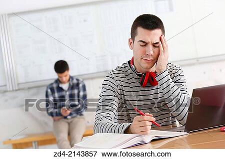 Stock Photo - Young student. Fotosearch