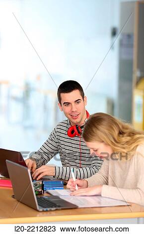 Young students at campus View Large Photo Image Stock Image - Young students at campus. Fotosearch