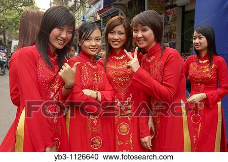 Young Vietnamese Women, Hanoi, Vietnam View Large Photo Image Stock Image - Young Vietnamese Women, Hanoi, Vietnam. Fotosearch
