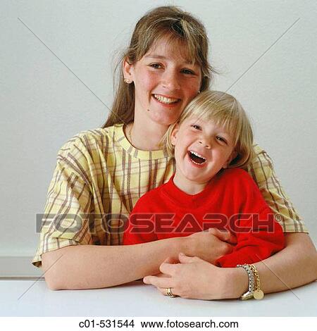 Young woman and little girl View Large Photo Image Picture - Young woman and little girl. Fotosearch