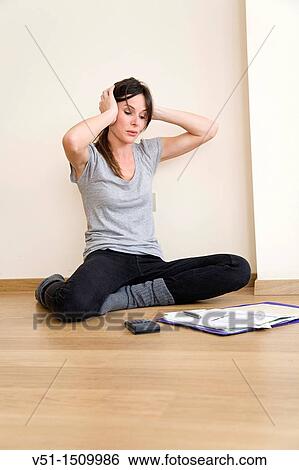 Young woman bookkeeping. View Large Photo Image Stock Photograph - Young woman bookkeeping.. Fotosearch