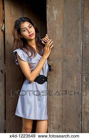 Stock Photo - Young woman, Cambodia. Fotosearch