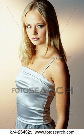 Young Woman In Silver Top View Large Photo Image Stock Photography - Young Woman In Silver Top. Fotosearch