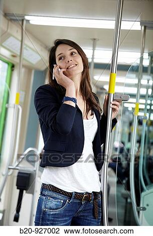 Young woman in tram, Vitoria, Alava, Basque Country, Spain View Large Photo Image Stock Image - Young woman in tram, Vitoria, Alava, Basque Country, Spain. Fotosearch