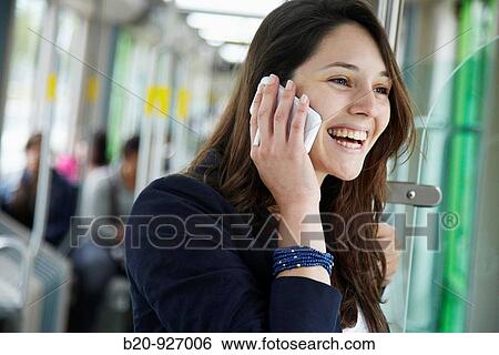 Young woman in tram, Vitoria, Alava, Basque Country, Spain View Large Photo Image Stock Photograph - Young woman in tram, Vitoria, Alava, Basque Country, Spain. Fotosearch