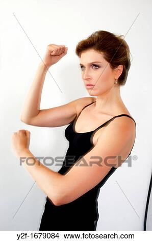 young woman making foreceful gesture View Large Photo Image Picture - young woman making foreceful gesture. Fotosearch