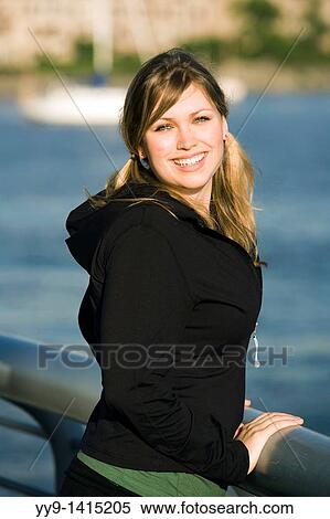 Stock Photography - Young woman model - Vancouver, British Columbia, Canada. Fotosearch