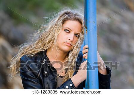 Young woman portrait concerned View Large Photo Image Stock Photography - Young woman portrait concerned. Fotosearch