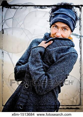 Picture - Young woman portrait. Fotosearch