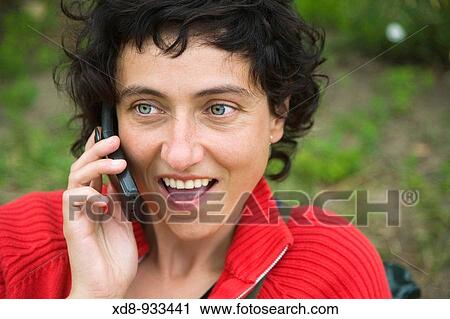Stock Image - young woman portrait. Fotosearch