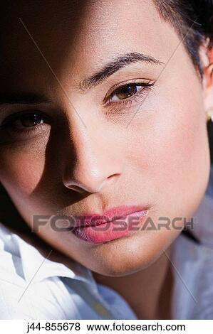 Young woman, portrait View Large Photo Image Stock Photo - Young woman, portrait. Fotosearch