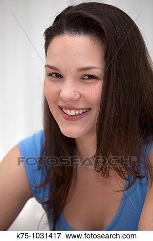 young woman portrait View Large Photo Image Stock Photo - young woman portrait. Fotosearch