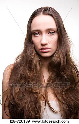 Stock Photo - young woman portrait. Fotosearch