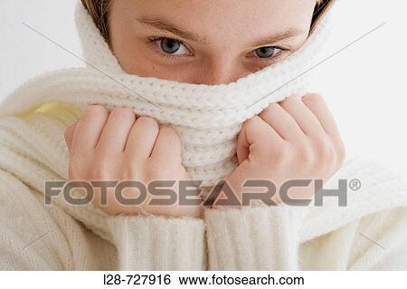 Stock Photograph - young woman portrait. Fotosearch