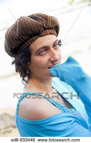 Stock Photograph - young woman portrait. Fotosearch