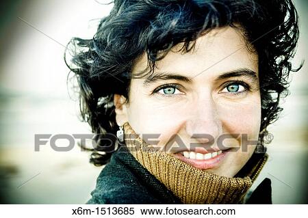 Stock Photography - Young woman portrait. Fotosearch